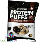 Shrewd Food Savory Protein Puffs, Cookies & Cream, 0.74 oz