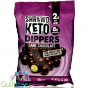Shrewd Food Keto Dippers, Dark Chocolate, keto dark chocolate protein cripies