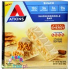 Atkins Snack Bar Snickerdoodle protein bar, box of 5 bars