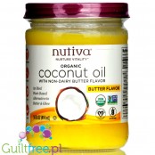 Nutiva Coconut Oil, Organic, Buttery Flavor - ghee, avocado oil & coconut oil high MCT organic formula