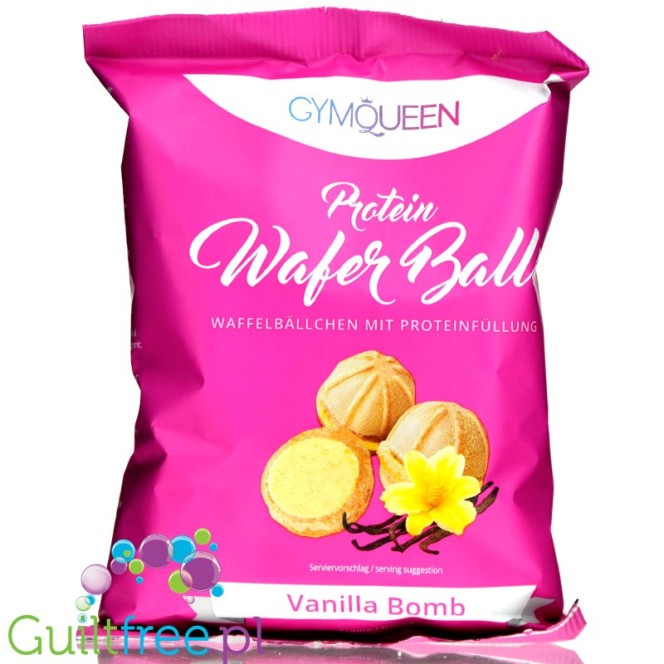GymQueen Protein Wafer Balls Vanilla Bomb
