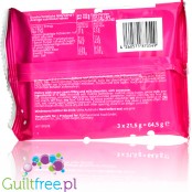 GymQueen Crumpy no added sugar waffer filled with cream and enrobed with chocolate, 3pcs