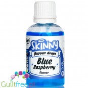 Skinny Food Cocktail Drops Blue Raspberry - słodkie kropelki smakowe bez kalorii