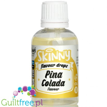 Skinny Food Cocktail Drops Piña Colada - słodkie kropelki smakowe bez kalorii