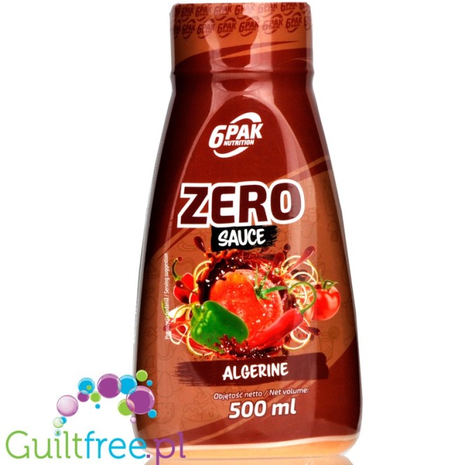6Pak Zero Sauce Algerine - aromatic fat free veggie & meat dipping sauce 17kcal