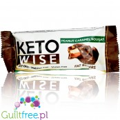 Healthsmart Keto Wise Fat Bombs Peanut Caramel Nougat - keto czekoladki z nugatem,orzechami i karmelem