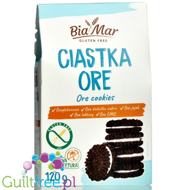 Ore biscuits - Ore biscuits without added sugar, contain sweeteners  Net Weight: 120g  Ingredients: 65% short cake