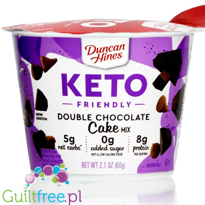 Duncan Hines Keto Friendly Double Chocolate Cake Mix