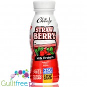 Chiefs Milk Protein Shake Strawberry- truskawkowy shake proteinowy RTD bez laktozy, 25g białka  170kcal