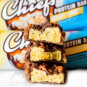 Chiefs Protein Bar Crispy Cookie - baton proteinowy, Ciasteczko & Mleczna Czekolada,20g białka & 200kcal