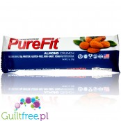PureFit Almond Crunch  - bezglutenowy, wegański baton wysokobiałkowy bez słodzików