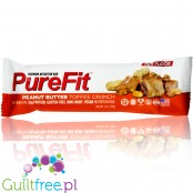 PureFit Peanut Butter Toffee Crunch - bezglutenowy, wegański baton wysokobiałkowy bez słodzików