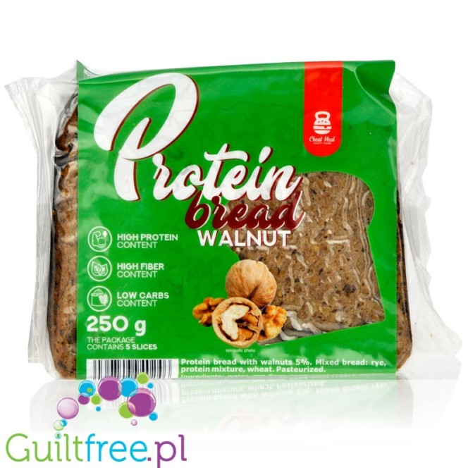 CheatMeal Protein Bread With Walnuts
