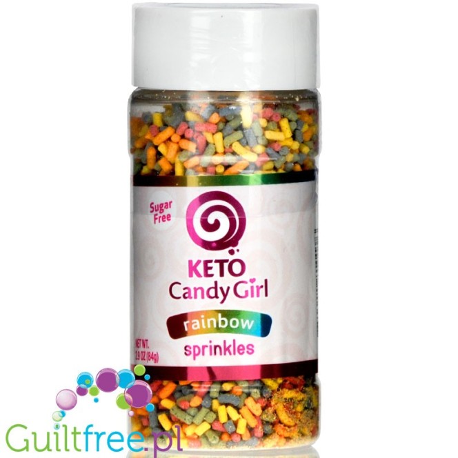 KetoCandyGirl Sugar Free Rainbow Sprinkles
