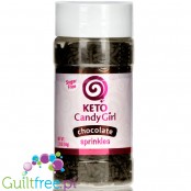 Keto Candy Girl Chocolate Sprinkles - czekoladowa posypka 'cukrowa' bez cukru