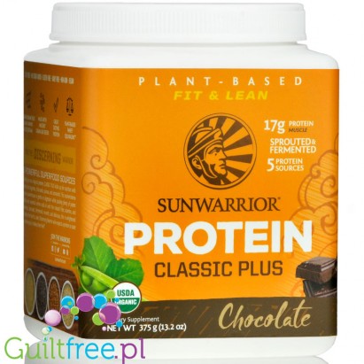 Sunwarrior Classic Plus Protein, Chocolate (375g)