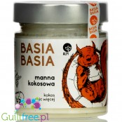 Basia Basia Manna Kokosowa - niesłodzona pasta kokosowa 100% kokosa
