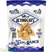 BeyondChipz Tortillas High Protein Tortilla Chips, Bang Bang Ranch 5.3 oz