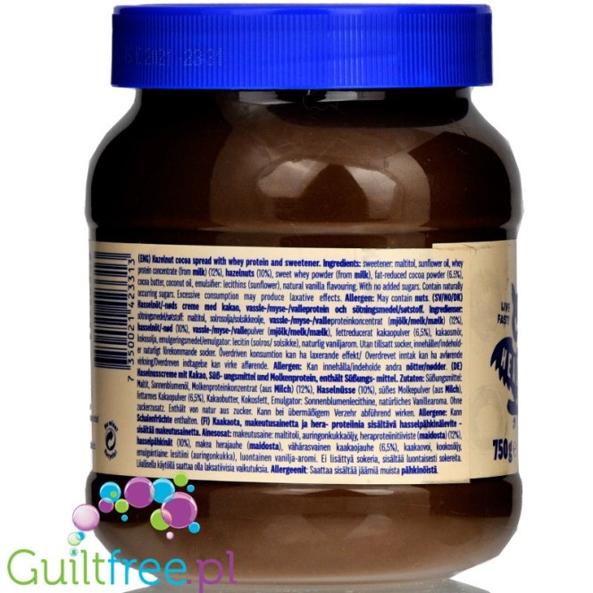 HealthyCo Proteinella Protein Gluten-Free Chocolate & Hazelnut Spread 750g