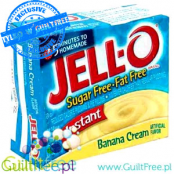Jell-O Banana - budyń bez cukru bez tłuszczu, instant, smak bananowy