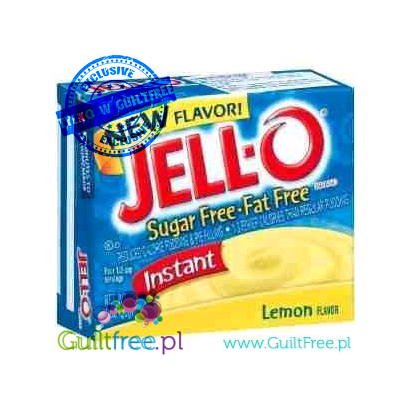 Sugar Free - Fat Free lemon flavor - Pudding without sugar and no fat with a lemon flavor
