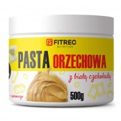 FITREC Pasta orzechowa z białą czekoladą 500g 