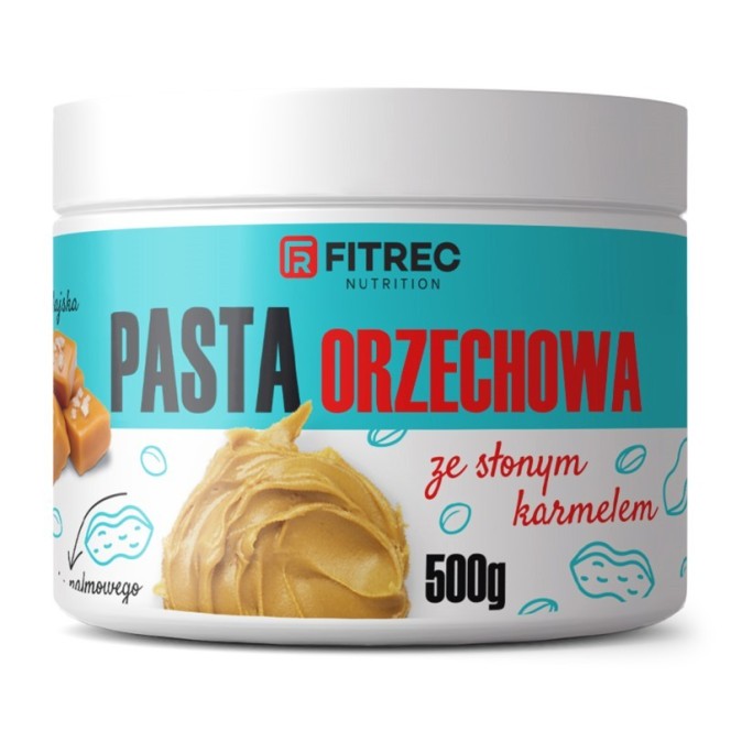 FITREC Pasta orzechowa ze słonym karmelem 500g 