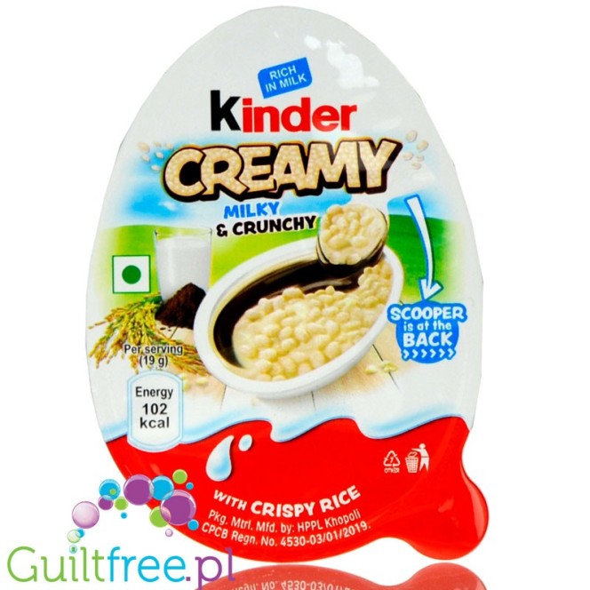 Kinder Creamy Milky & Crunchy Crispy Rice, Ferrero India(CHEAT MEAL)