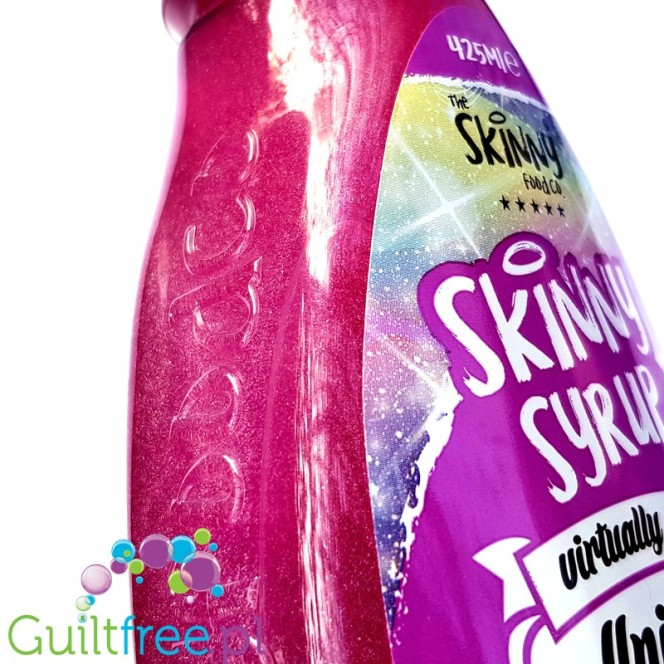 Skinny Food Unicorn glittering zero calorie syrup, Bubblegum  Candy Floss