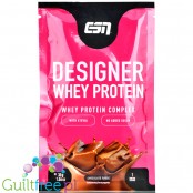 ESN Designer Whey Chocolate Fudge - WPI, WPH i WPC, odżywka białkowa, saszetka 30g, Czekoladowa Krówka