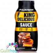 AllNutrition F**king Delicious Sauce Peanut Butter Choco - niskokaloryczny  sos bez cukru
