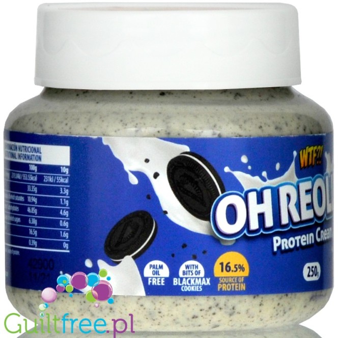 Max Protein WTF Oh Re-Olly? - What The Fudge - Protein Cream Cookies & Cream