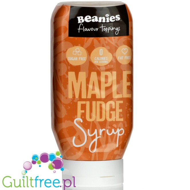Beanies Syrup Maple Fudge  Zero Topping