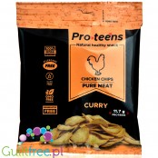 ProTeens Chicken Chips Curry - chicken breast crisps 78% protein
