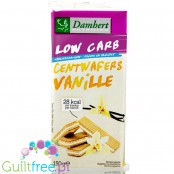 Damhert Low Carb Vanilla Centwafers - wafelki z kremem waniliowym bez dodatku cukru