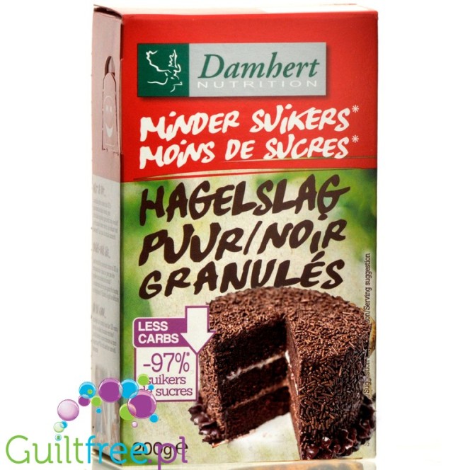 Damhert Chocolate Sprinkles - no added sugardark chocolate ccake decorating granules
