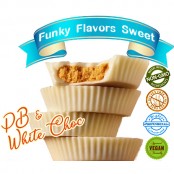 Funky Flavors Sweet PB & White Choc - słodzony aromat białej czekolady & masła orzechowego, bez cukru