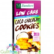 Damhert Low Carb Coco Chocolat - ciastka kokosowe z czekoladą bez dodatku cukru