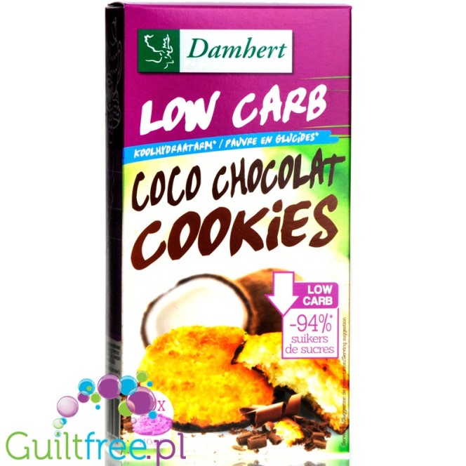 Damhert Low Carb Coco Chocolat no added sugar cookies