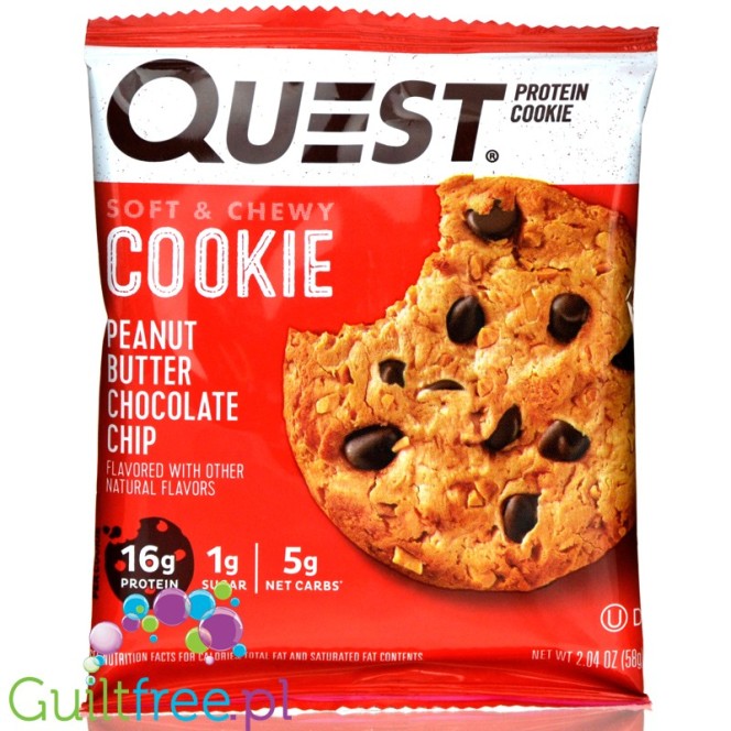 Quest Protein Cookie, High Protein, Chocolate Chip, 4 Count