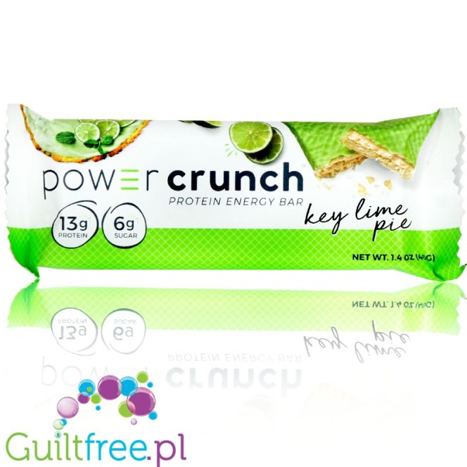 Power Crunch Key Lime Pie  Protein Waffer BOX x 12 -