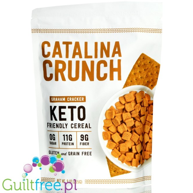 Catalina Crunch Keto Cereal, Graham Cracker - keto płatki śniadaniowe