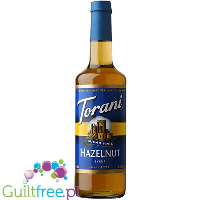Torani Hazelnut 0,75L - sugar free barista coffee syrup