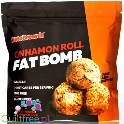 KetoBrownie Cinnamon Roll Fat Bomb Mix