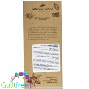 ChocoYoco Handcrafted Dark Chocolate & Hazelnuts - sugar free dark chocolate without lecithin
