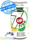 7up Free can - zero sugar, zero kcal