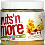 Nuts 'N More Apple Crisp Masło Orzechowe z ksylitolem i białkiem WPI