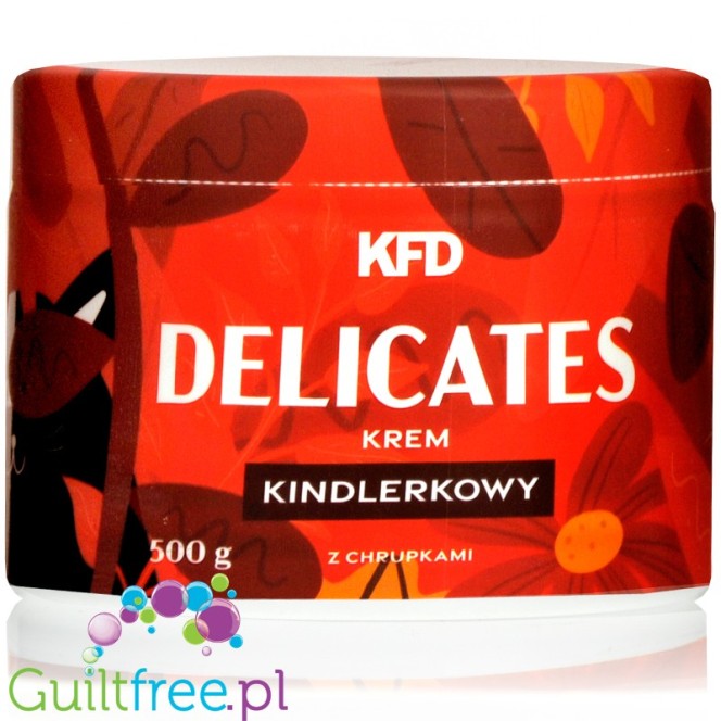 KFD Delicates Kinder'y - Milk Chocolate & Hazelnut sugar free spread with rice crunchies