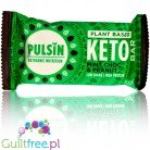 Pulsin Keto Bar Mint Choc & Peanut - wegański keto baton z ksylitolem