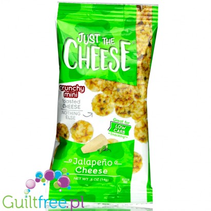 Specialty Cheese Just The Cheese Chips Minis, Jalapeno, 1/2 oz bags